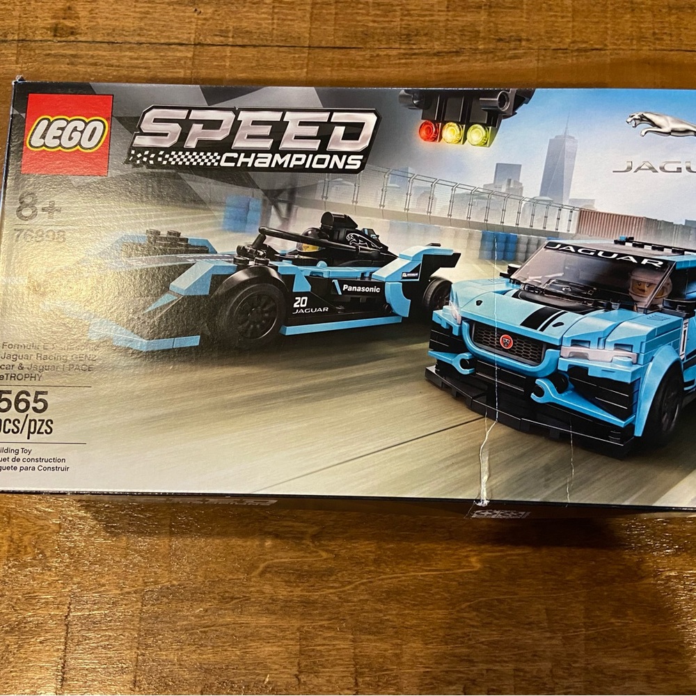 Jaguar race car Lego set